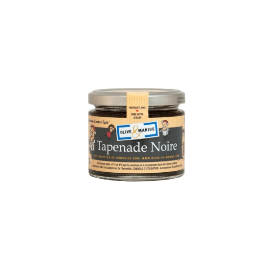 Tapenade Noire OLIVE ET MARIUS