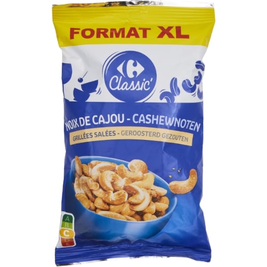 Noix de Cajou Grillées et Salées CARREFOUR CLASSIC'