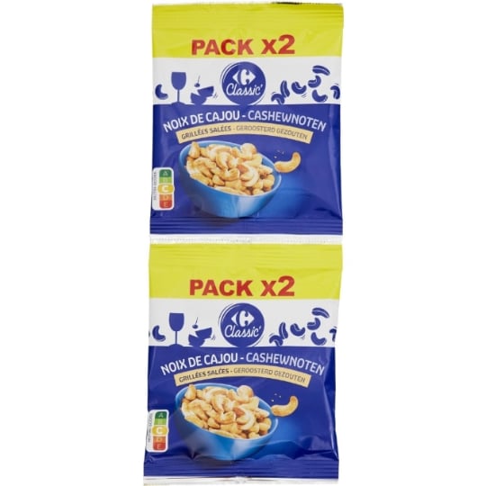 Noix de Cajou Grillées et Salées CARREFOUR CLASSIC'