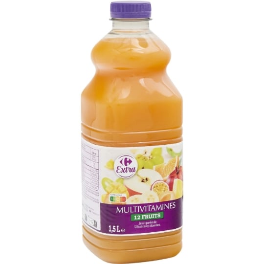 Jus de fruits multivitamines 12 fruits CARREFOUR EXTRA