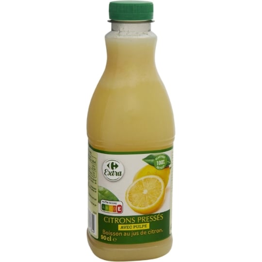 Boisson Citrons Pressés Avec Pulpe CARREFOUR EXTRA