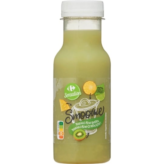 Smoothie Ananas Kiwi Citron Vert CARREFOUR SENSATION