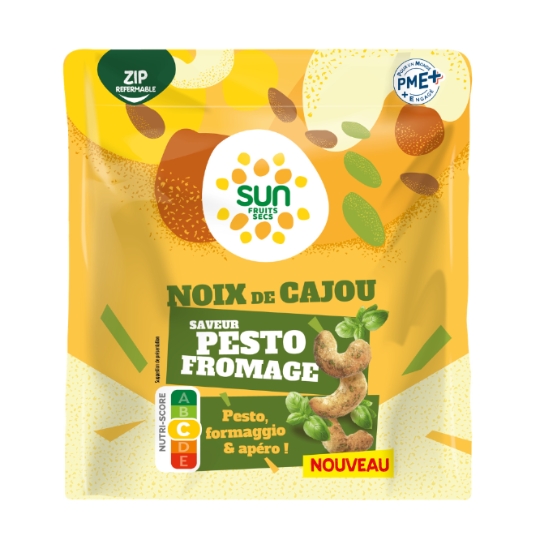Noix de Cajou Saveur Pesto Fromage SUN