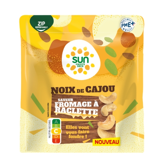 Noix de Cajou Saveur Fromage à Raclette SUN