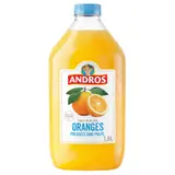 Jus D'Orange Pressées Sans Pulpe 100% Pur Jus Sans Sucres Ajoutés ANDROS