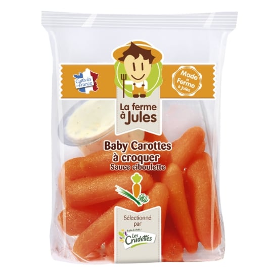 Carottes Baby sauce ciboulette LA FERME A JULES