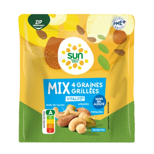 Mélange amandes, noix de cajou ,noisettes, pistaches SUN