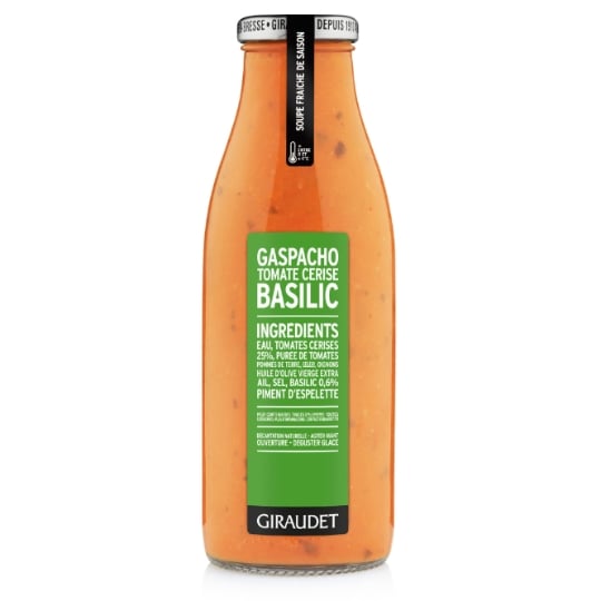 Gaspacho Tomate Cerise Basilic GIRAUDET