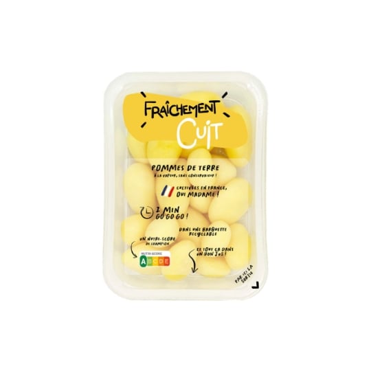 Pommes de terre entières sans peau fraîchement cuites LUNOR