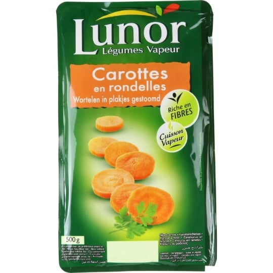 Carottes en rondelles LUNOR