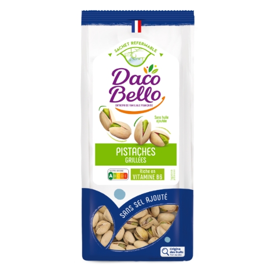 Pistaches grillées non salées  DACO BELLO