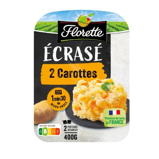 Écrasé de Pommes de Terre aux Deux Carottes FLORETTE