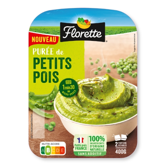 Purée de Petits Pois 2 portions FLORETTE