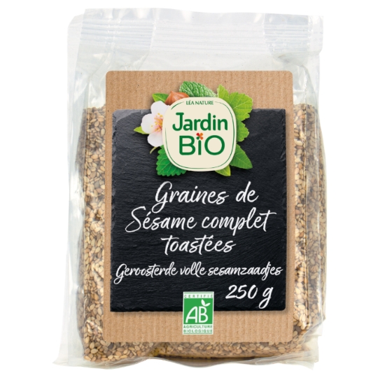 Graines de sésames complet toastées bio JARDIN BIO