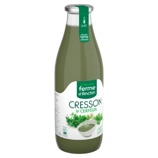 Soupe cresson & cerfeuil FERME D'ANCHIN