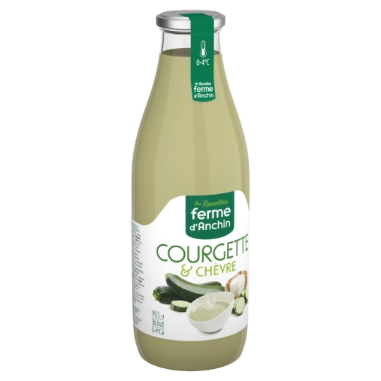 Soupe courgette et chèvre FERME D'ANCHIN