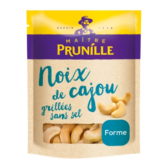 Noix de Cajou Grillées sans Sel MAITRE PRUNILLE