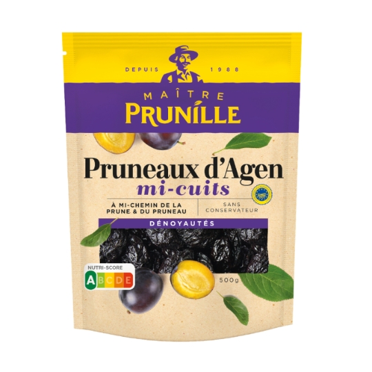 Pruneaux IGP Agen Mi-Cuits Dénoyautés MAITRE PRUNILLE