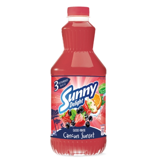 Boisson aux Fruits Cancun Sunset Cassis-Fraise SUNNY DELIGHT