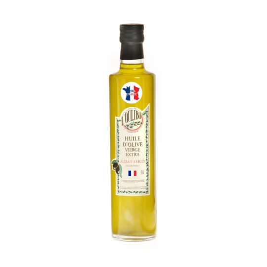 Huile d'Olive Vierge Extra Extrait à Froid Origine France L'OULIBO