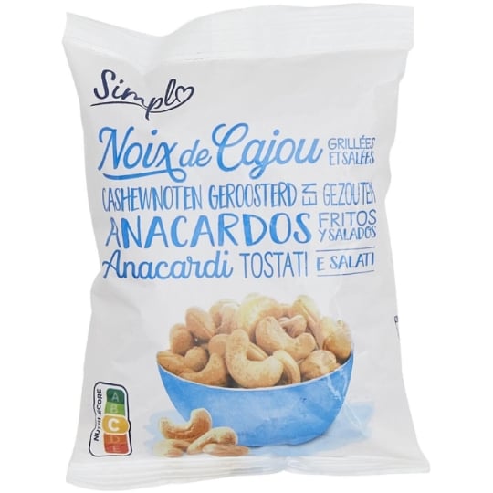 Noix de cajou Grillées et Salées SIMPL