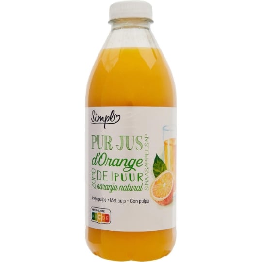 Jus D'Orange Pur Jus Avec Pulpe SIMPL