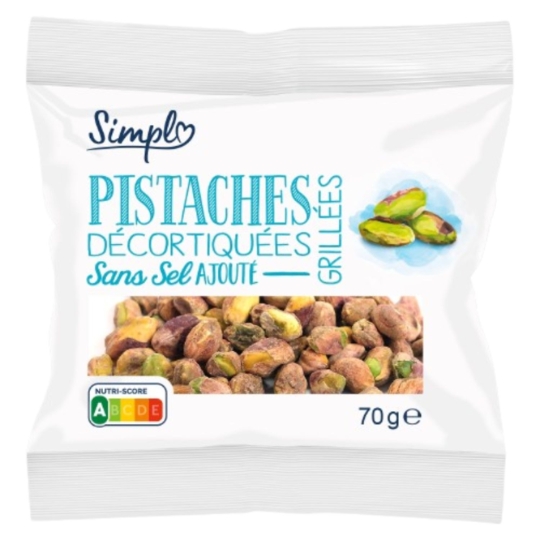 Pistaches Décortiquées sans Sel SIMPL