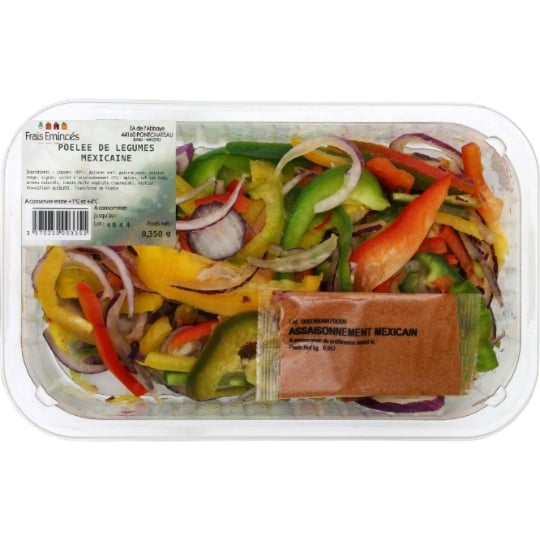 Légumes cuisinés poêlée Mexicaine FRAIS EMINCES