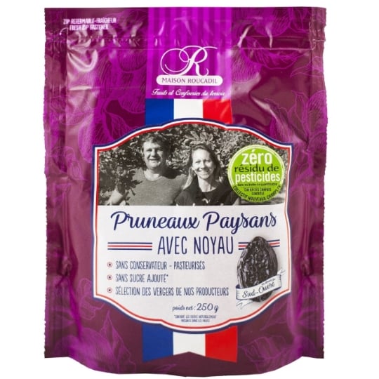 Pruneaux paysans avec noyau ROUCADIL