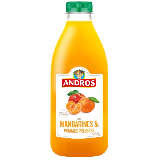 Jus de Fruits Mandarines & Pommes Pressées ANDROS