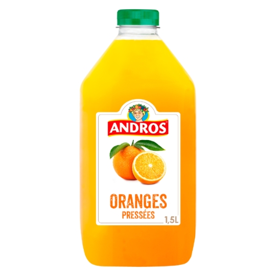 Jus D'Orange Pressées 100% Pur Jus Sans Sucres Ajoutés ANDROS