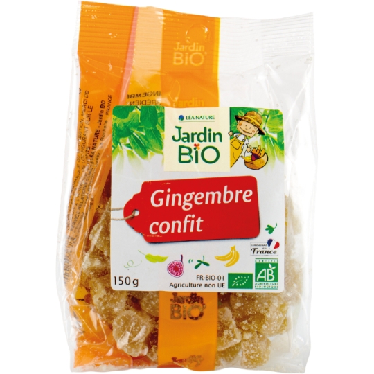 Gingembre confit Bio JARDIN BIO ETIC