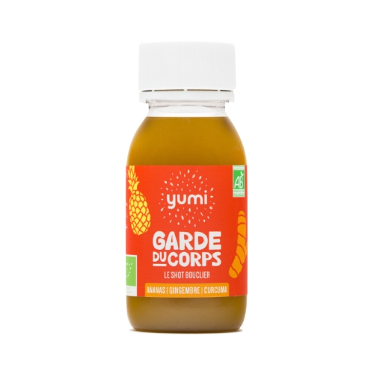 Shot d'Ananas Gingembre Curcuma Bio - Garde du Corps YUMI