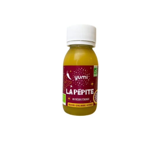 Shot de Passion Gingembre Acérola Bio - La Pépite YUMI