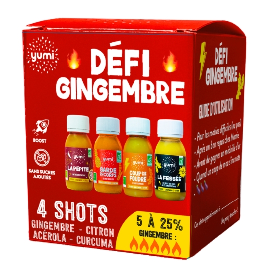 Shots Défi Gingembre Bio YUMI