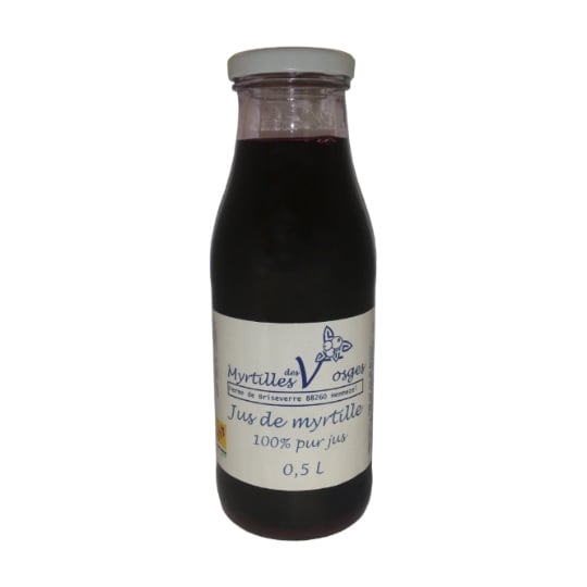 Jus de Myrtille 100% Pur Jus LES SAVEURS DU COLOMBIER