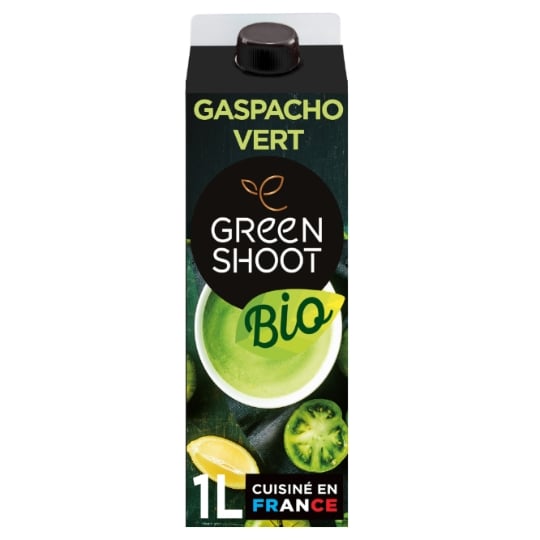 Gaspacho vert basilic jus de citron Bio GREENSHOOT