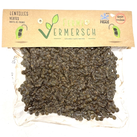 Lentilles Vertes Cuites Hauts -De -France FERME VERMERSCH