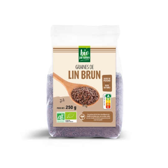 Graines de Lin Brun Bio BIO PAR NATURE