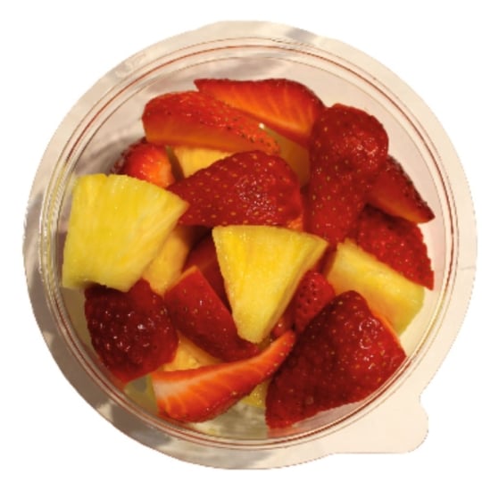 Duo ananas et fraise en morceaux Vertufood