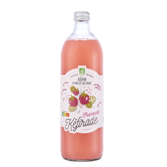 Kéfir Framboise Bio Naturellement Pétillant KEFIRADE