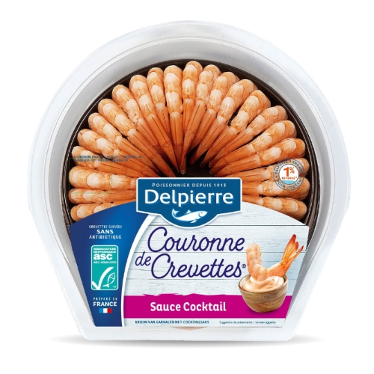 Crevettes en Couronne Sauce Cocktail DELPIERRE