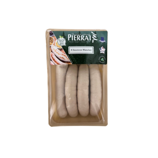 Saucisse Blanches Hautes Vosges CHARCUTERIE PIERRAT