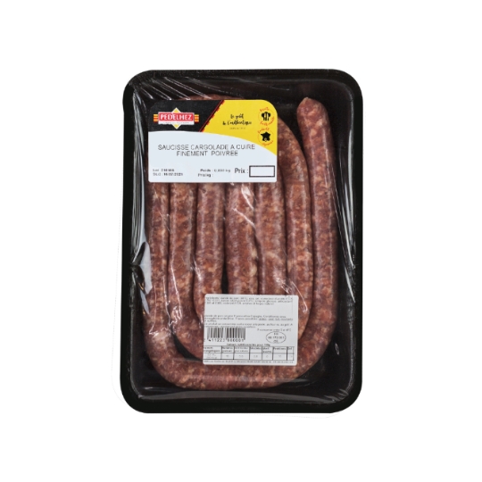 Saucisse Cargolade Finement Poivrée PEDELHEZ