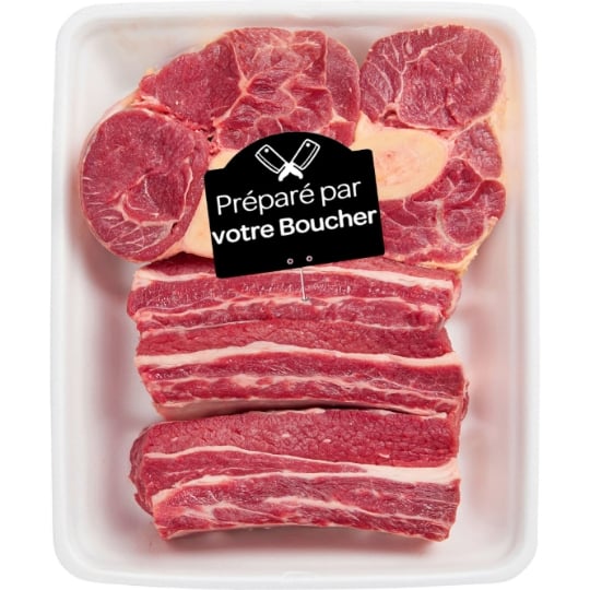 Viande Bovine : Pot au feu** avec os à bouillir