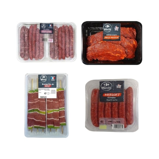 Assortiment de Viande Colis Grillades