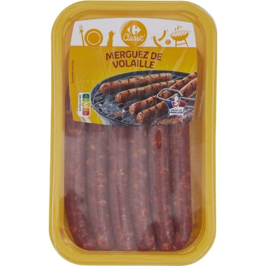 Merguez de Volaille CARREFOUR CLASSIC'