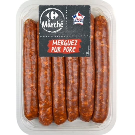 Merguez Pur Porc CARREFOUR