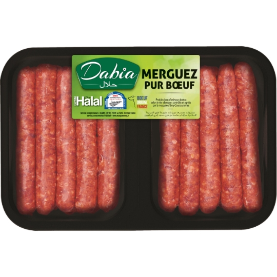 Merguez Pur Boeuf Halal DABIA
