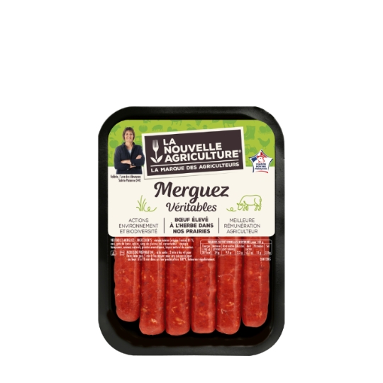 Merguez Véritables de Boeuf LA NOUVELLE AGRICULTURE